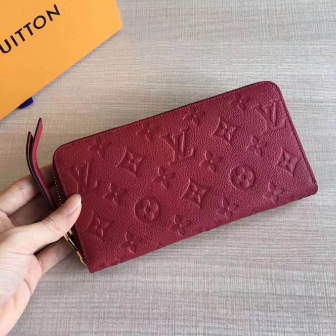 LV Wallets M60942 Zip Monogram Empreinte