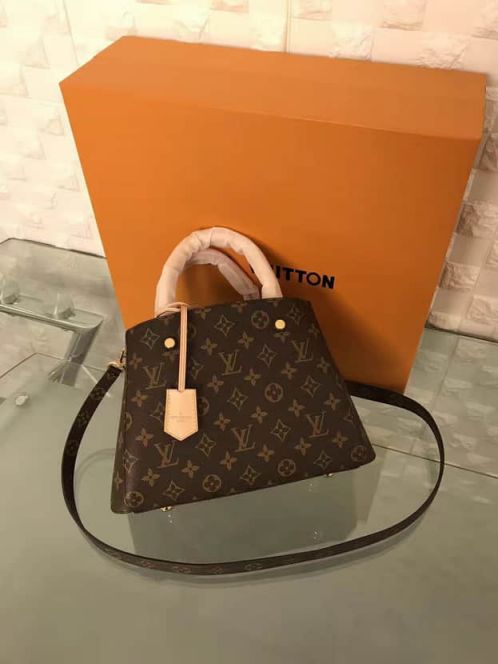 LV Tote Bags M41055 Montaigne BB Monogram