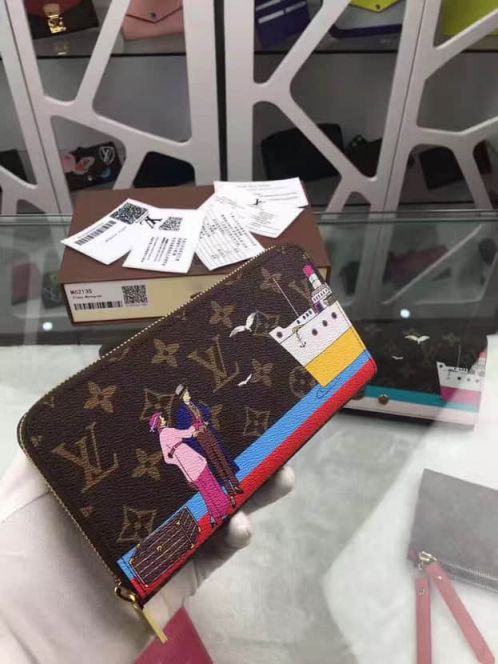 LV Wallets M62135 Monogram Zip