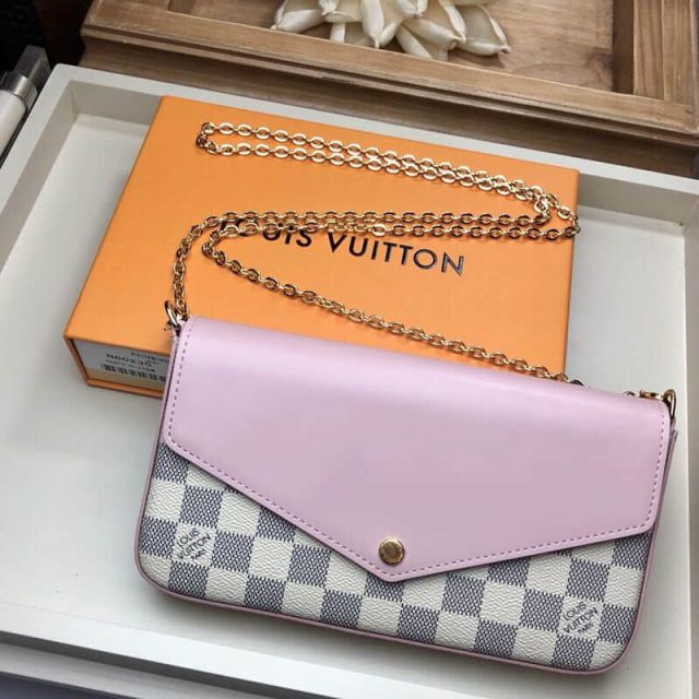 LV Shoulder Bags N60235 POCHETTE FeLICIE On Chain