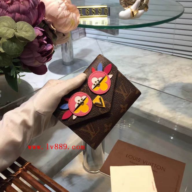 LV Wallets M60660 Victorine Monogram Tri-Fold