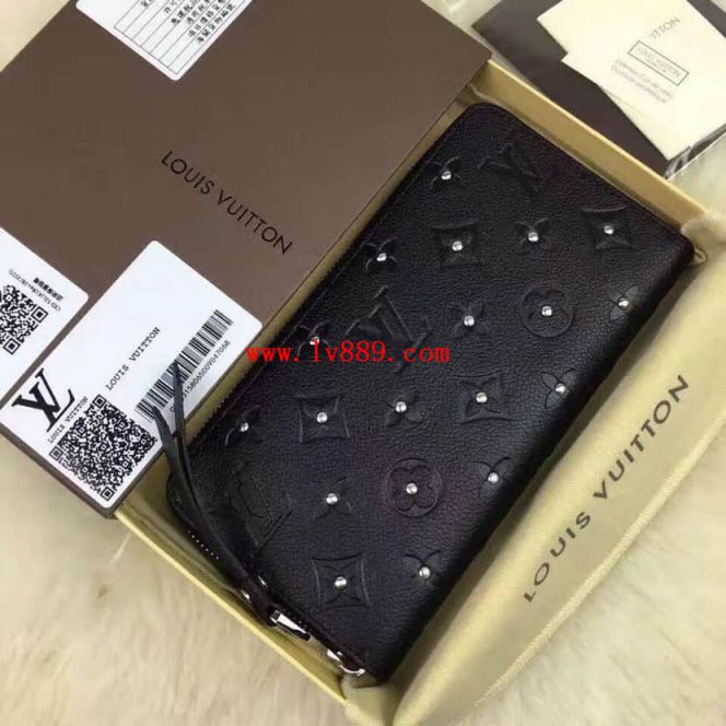 LV Wallets M61442 Zip py Monogram Empreinte