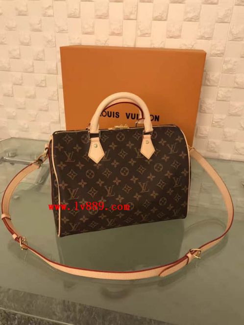 LV Tote Bags M41112 Speedy 30 Monogram