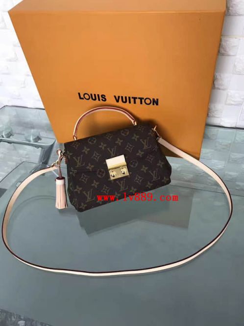 LV Shoulder Bags N53000 Croisette Damier Ebene