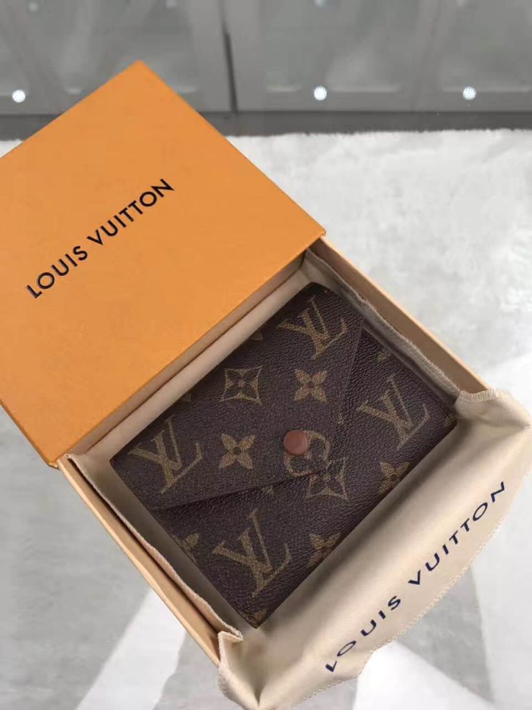 LV Wallets M62472 Victorine Monogram Tri-Fold