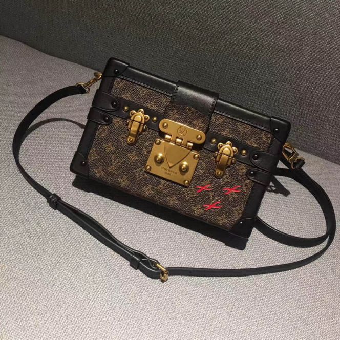 LV Shoulder Bags PETITE MALLE Monogram Crossbody M40273