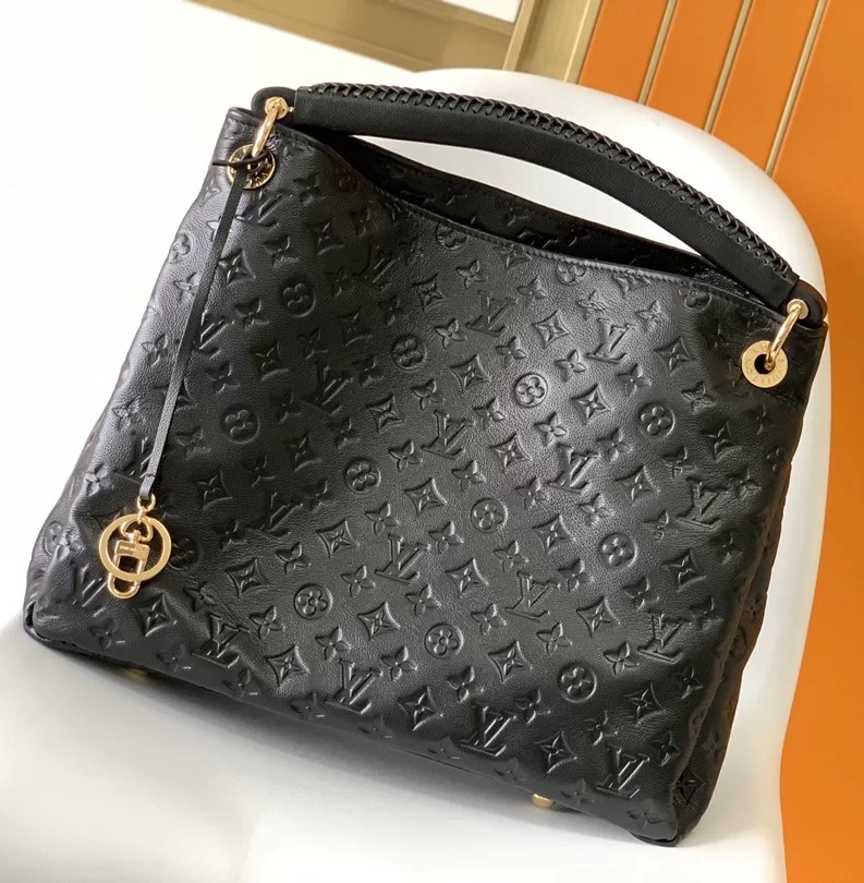 Louis Vuitton Artsy MM M41066 Shoulder Bag Black