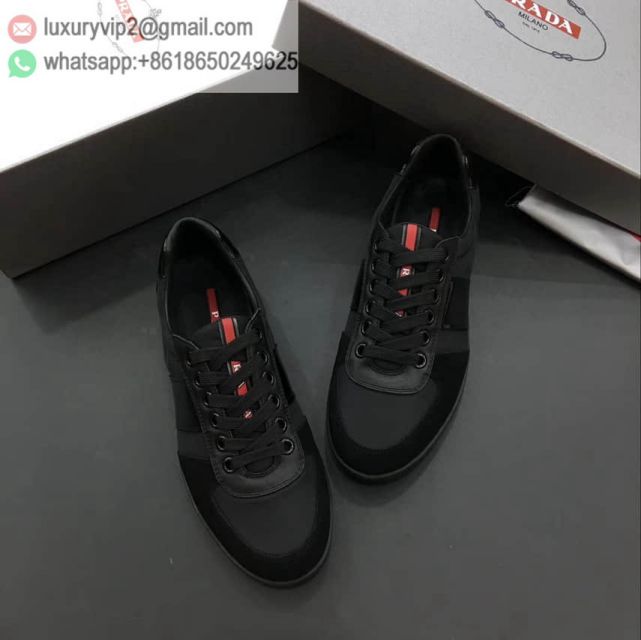 PRADA Men Causal Leather Shoes