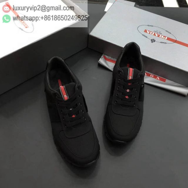 PRADA Men Causal Leather Shoes