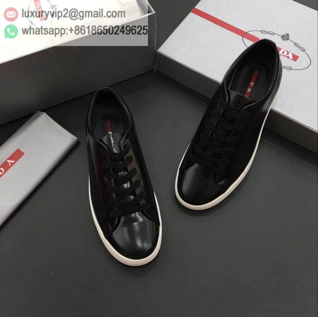 PRADA Men Causal Leather Shoes