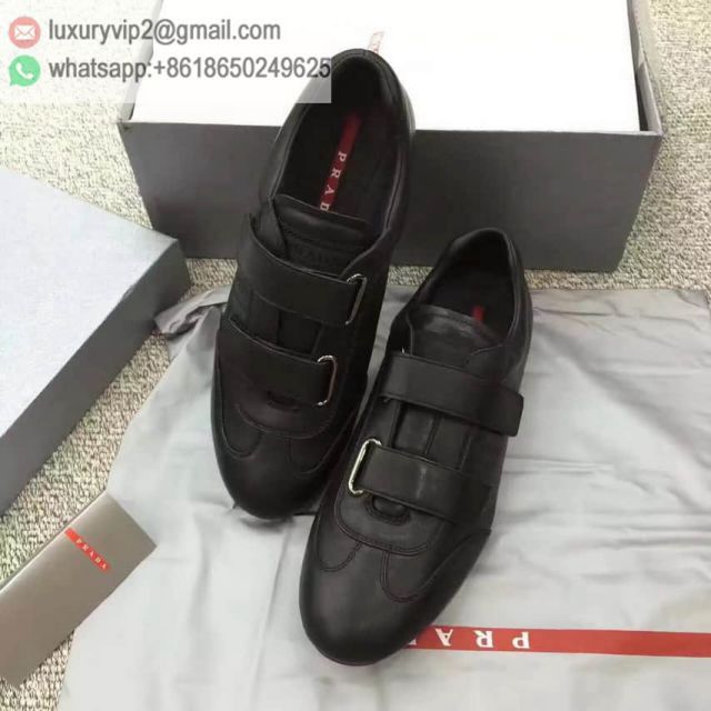 PRADA Leather logo Causal Men Shoes