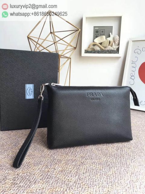 PRADA VA0050 Black Men Clutch Bags