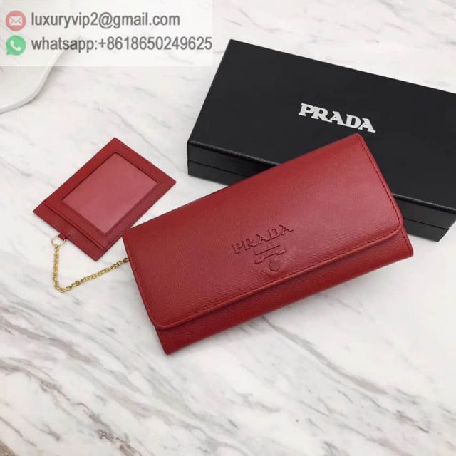 PRADA Leather lampo 1MH132 Women Wallets