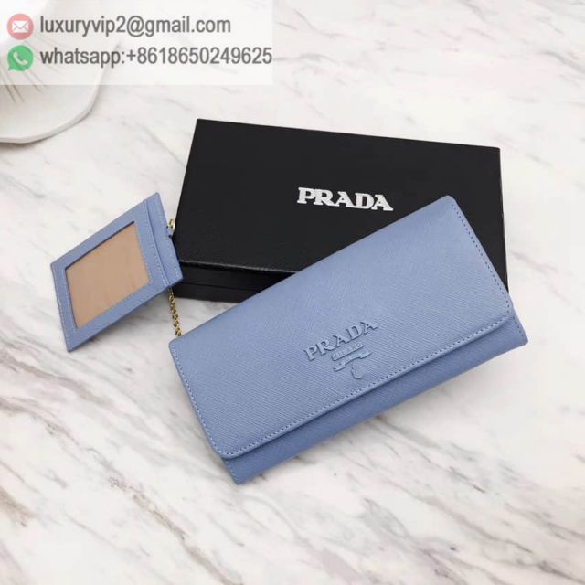 PRADA Leather lampo 1MH132 Women Wallets