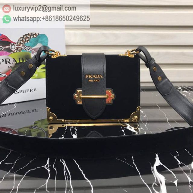 PRADA lBD045 Black Women Shoulder Bags