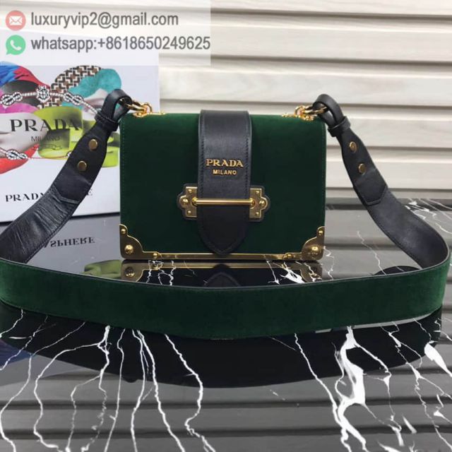 PRADA lBD045 Green Women Shoulder Bags