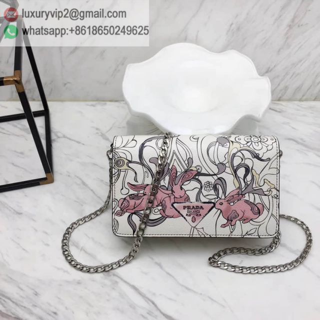 PRADA 2018 Rabbit Liberty 1BP012_2EAO_F0384_V_KOT Women Shoulder Bags