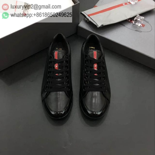 PRADA Causal Men Leather Shoes