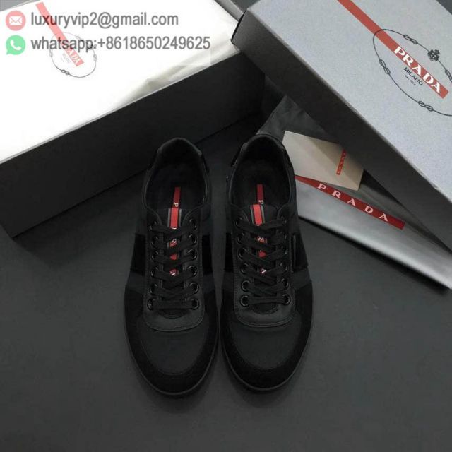 PRADA Men Leather Shoes