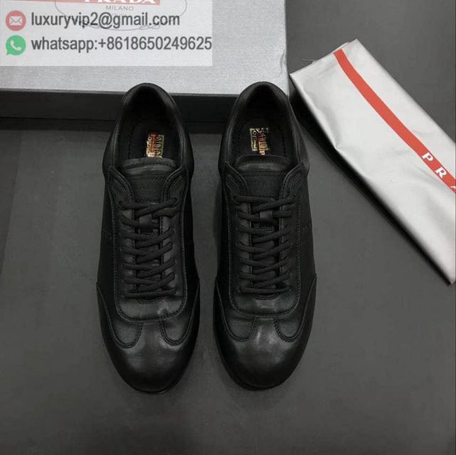 PRADA Men Causal Leather Shoes