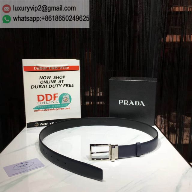 PRADA 3.5cm Men Leather Belts