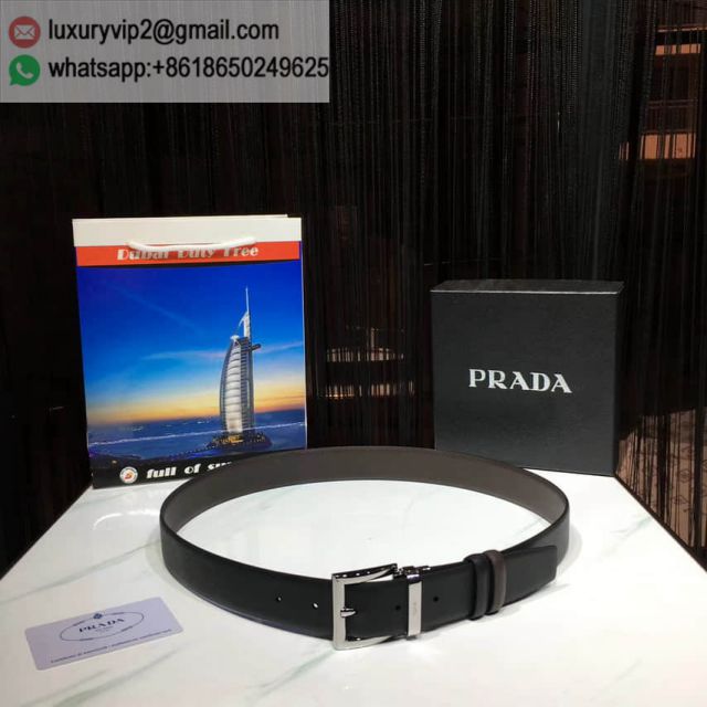 PRADA 3.5cm Men Leather Belts