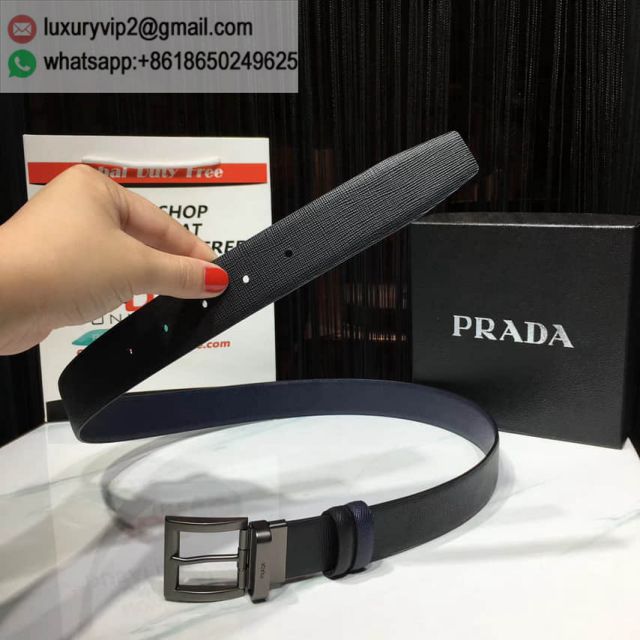 PRADA 3.5cm Men Leather Belts