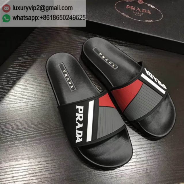 PRADA 2018 Men Slippers Shoes