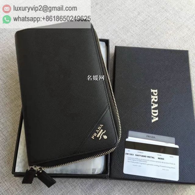 PRADA Bi-Zip 2ML303 KlSS Men Wallets