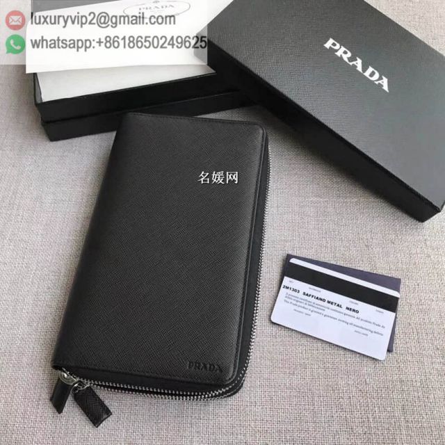 PRADA Bi-Zip 2ML303 053F0002 Men Wallets