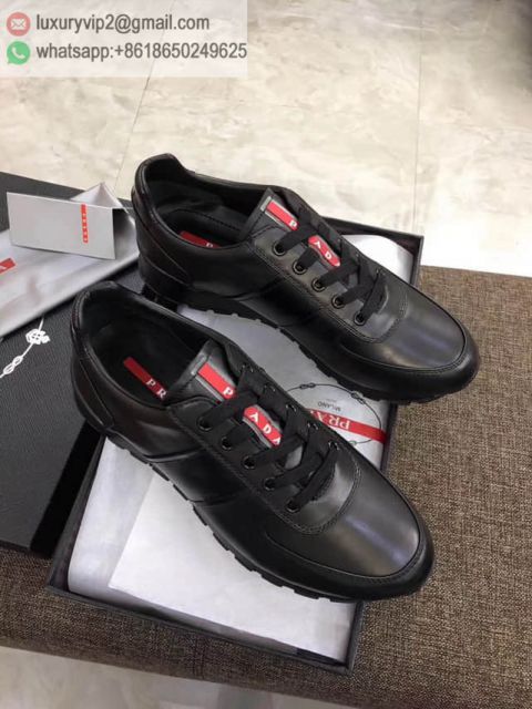 PRADA Men Leather Shoes