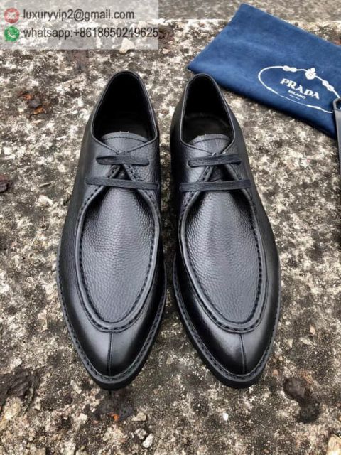 PRADA Men Leather Shoes