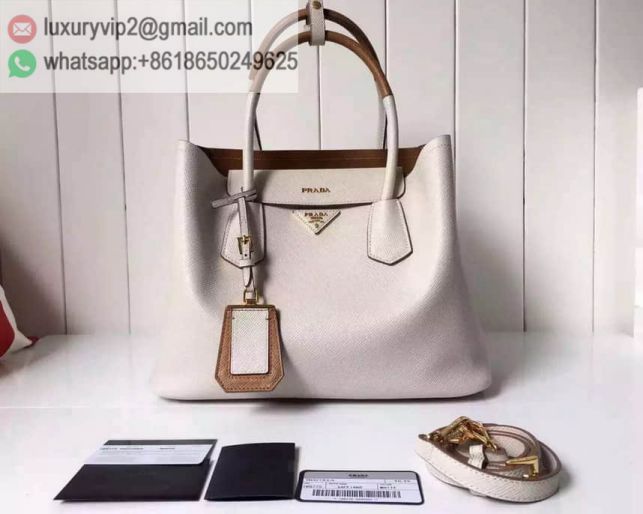 PRADA Double Saffiano Leather 1BG775 Women Tote Bags