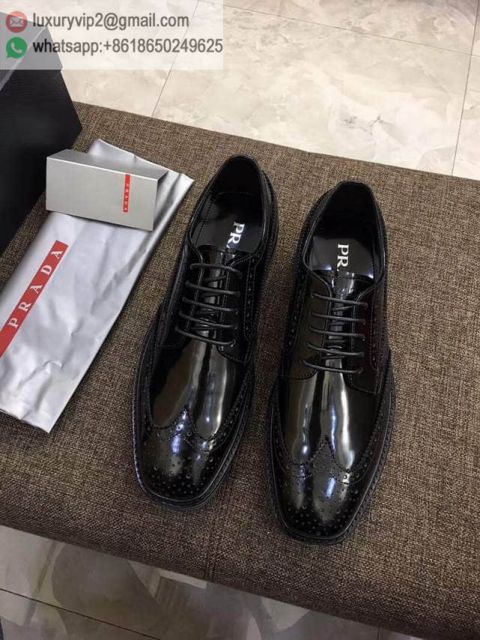 PRADA Men Leather Shoes