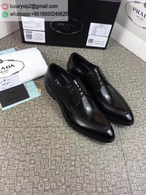 PRADA Men Leather Shoes