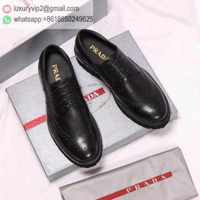 PRADA Men Leather Shoes