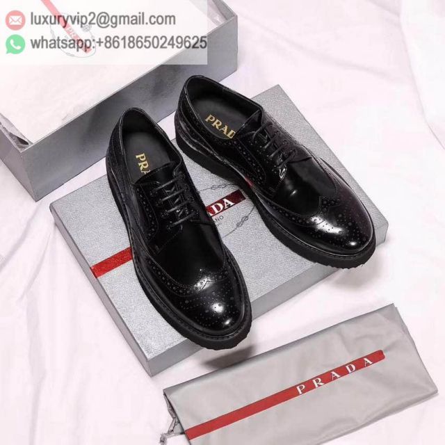 PRADA Men Leather Shoes