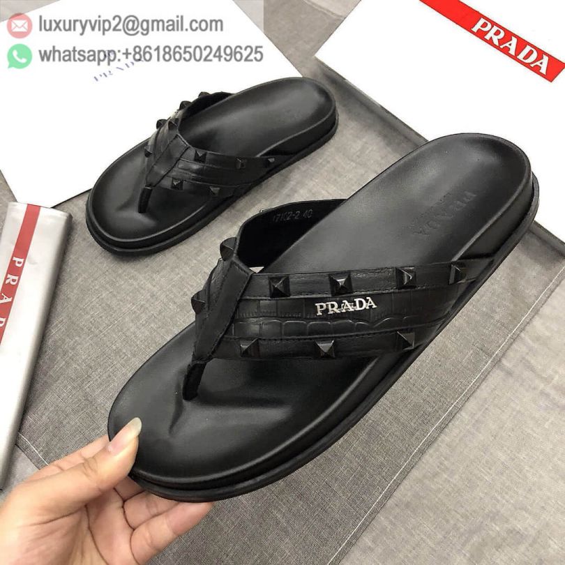 PRADA 2018 Men Slippers Shoes