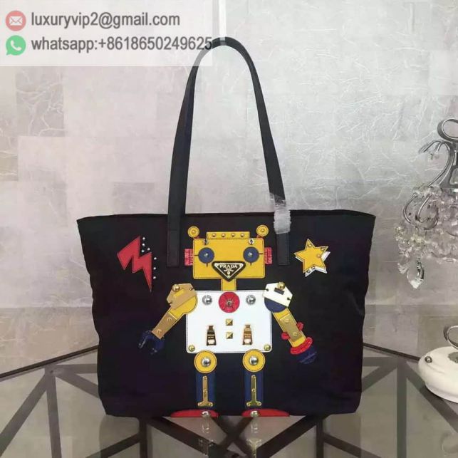 PRADA 1BG052 Black Women Tote Bags