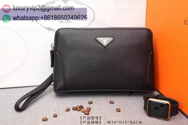 PRADA Bi-Zip 0068 Men Clutch Bags