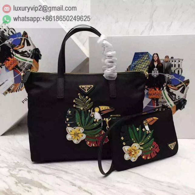 PRADA 2016 Limited Edition 1BG061 Women Tote Bags