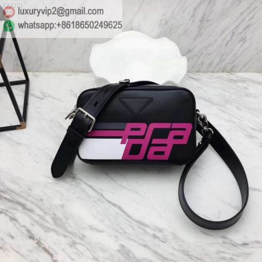 PRADA Print Logo 1BH093 Women Shoulder Bags