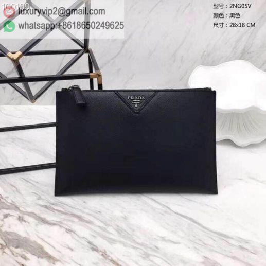 PRADA Gun 2NG05V Men Clutch Bags