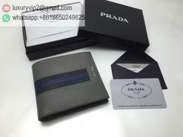 PRADA Leather Short 2M0513 Men Wallets