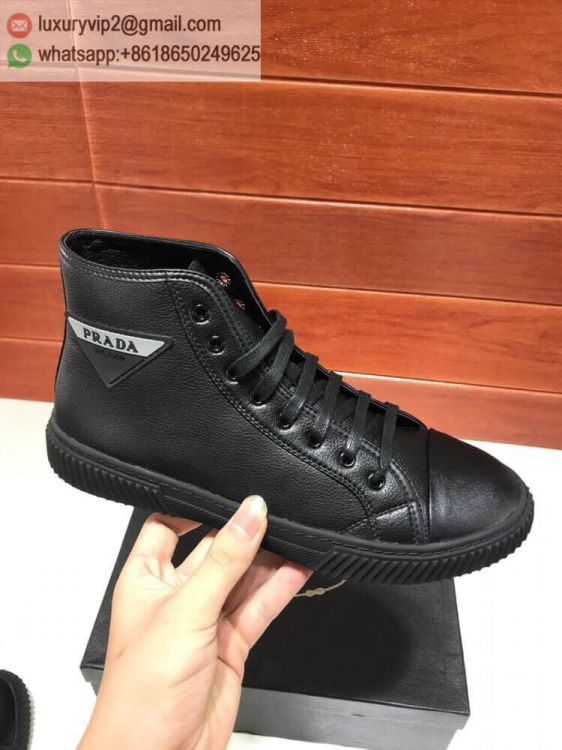 PRADA 2018 High Sneakers Men Shoes