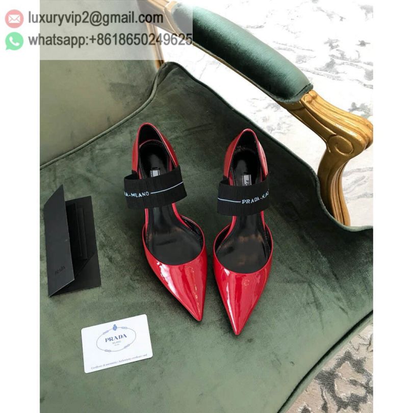 PRADA 2018 Patent Logo High Women Pumps