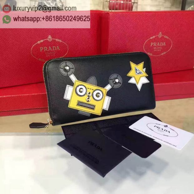 PRADA Leather Zip 1MT506 Women Wallets