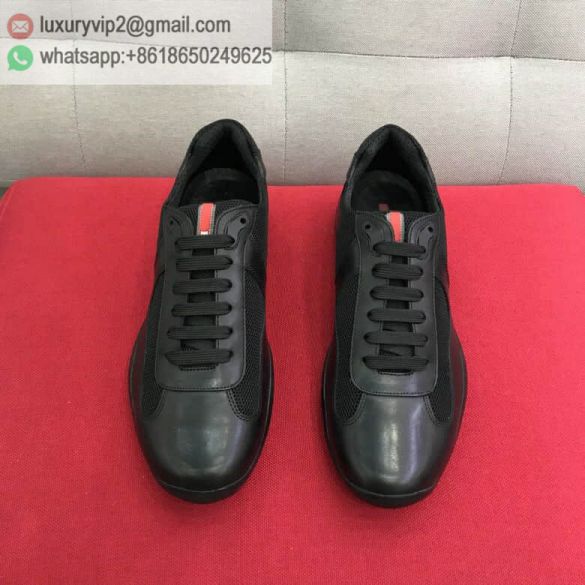 PRADA Men Leather Sneakers