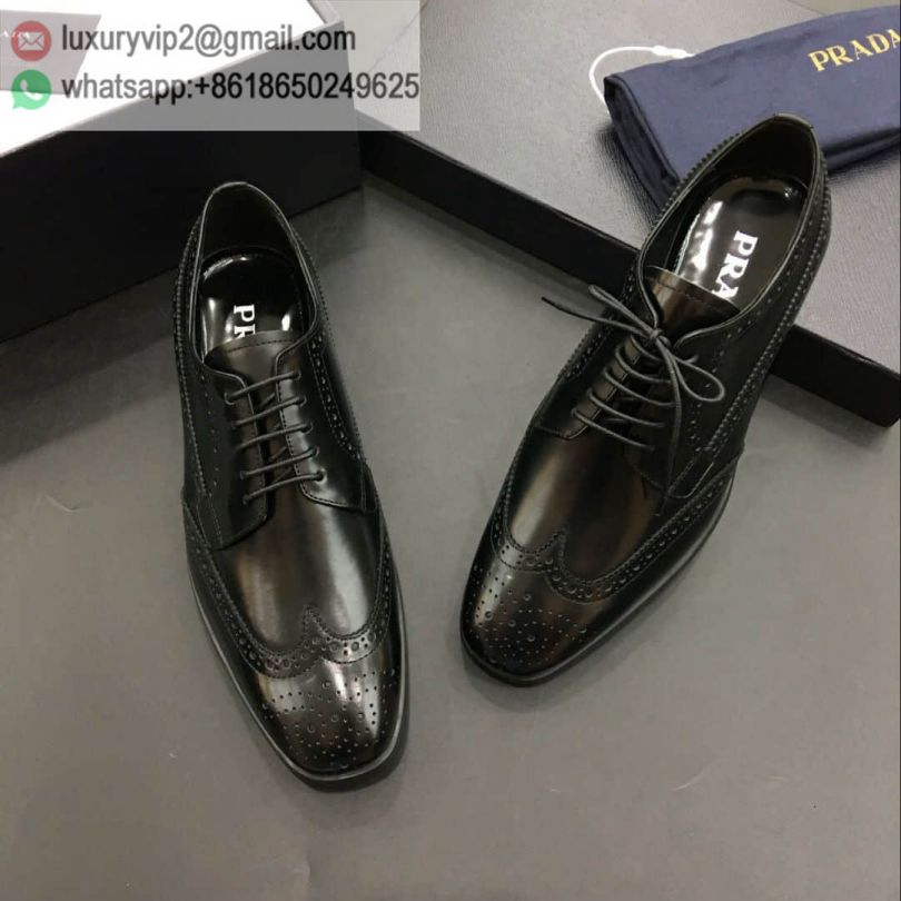 PRADA Men Leather Shoes