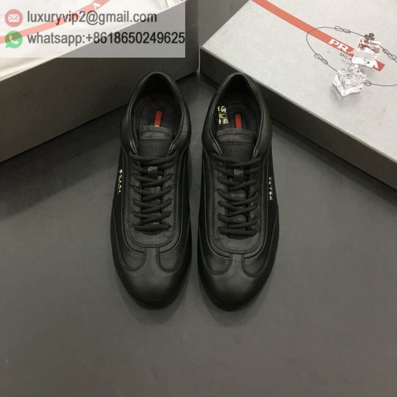 PRADA Men Causal Leather Shoes